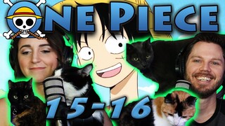 One Piece Reaction Episodes 15 + 16 | The Klah Sway is so Creepy!