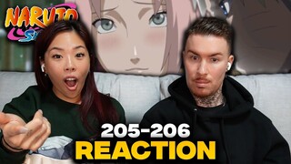 SAKURA & NARUTO?! | Naruto Shippuden Reaction Ep 205-206