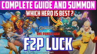 SW Chronicles 1PUNCHMAN GUIDE AND SUMMON