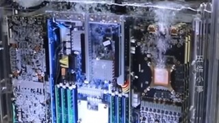 Water-cooled mainframe (literally)