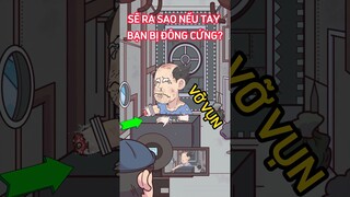 Sẽ ra sao nếu tay bạn bị đông cứng? #shorts  #trithucplus #trithuc