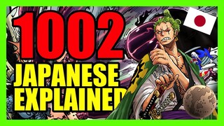 Zoro vs Kaido EXPLAINED | One Piece Chapter 1002 Linguistic Analysis