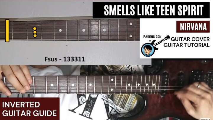 SMELLS LIKE TEEN SPIRIT Cover + Tutorial w/ Lead [NIRVANA] Pareng Don sa Electric Guitar