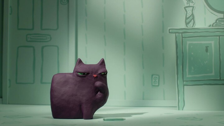 Don’t try to guess what’s on this little cat’s mind~ [Stop-Motion Short Film: Magical Cat]