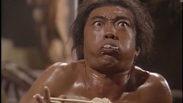 Hideyoshi nearly choked to death the first time he ate white rice.