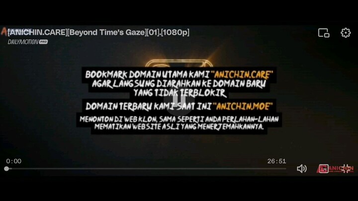 Beyond time episode 1