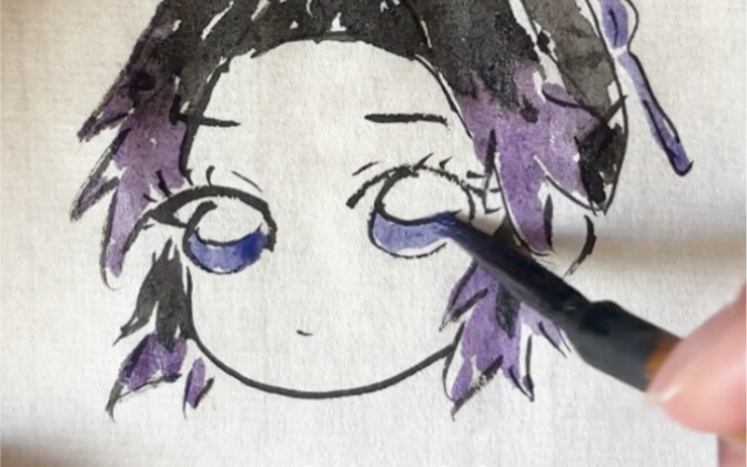 Tutorial gratis anime gaya tinta | Rui Hachimura