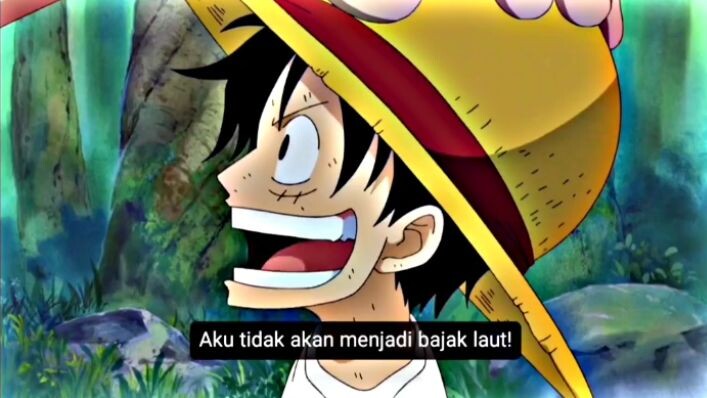 TERYATA LUFFY TIDAK AKAN MENJADI BAJAK LAUT