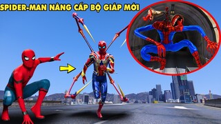 SPIDER MAN Nâng Cấp Bộ Giáp LV4 Trở Thành IRON SPIDER MAN Đi Tìm Kẻ Trộm Xe Chở Tiền Của Ngân Hàng