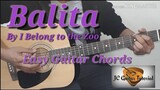 Balita - I Belong to the Zoo Easy Guitar Chords (GuitarTutorial)