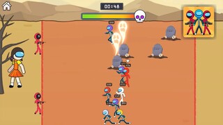 😅😬Among Us But Squid Game But Stickman - Stickman Survival Games Stickya Games Trailer