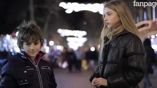 Don't use violence against women, even if you're holding flowers!