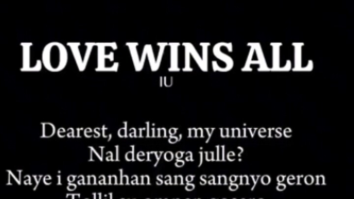 LOVE WINS ALL-IU