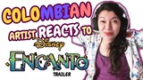 COLOMBIAN artist REACTS TO ENCANTO Trailer!