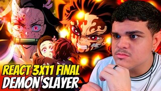 EPISÓDIO FINAL! NEZUKO CONQUISTOU O SOL! DEMON SLAYER EP 11 TEMPORADA 3 - REACT (KIMETSU NO YAIBA)