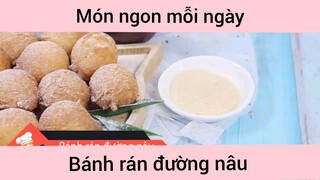 Bánh rán đường nâu