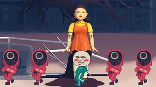 《鱿鱼游戏》沙雕版