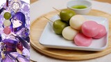 Genshin Impact Recipe: Inazuma food Tricolor Dango | 原神 稲妻料理 三色団子再現