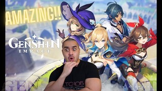 FGO Player reacts to Genshin Impact Announcement Trailer: The Outlander Who Caught The Wind