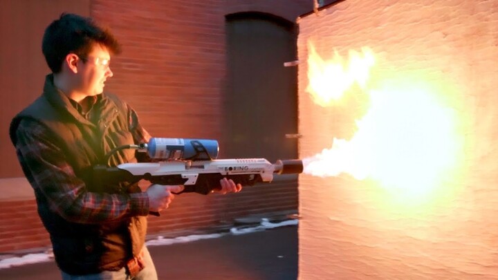 【ตัวอักษรภาษาอังกฤษ】เครื่องพ่นไฟ* vs แอโรเจล【Veritasium ธาตุแห่งความจริง】