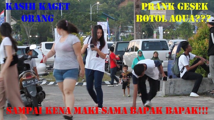 GOKIL!!! NGAGETIN ORANG PAKE BOTOL AQUA???(PRANK AQUA) - Prank Indonesia