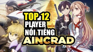 Top 12 Player Nổi Tiếng Nhất Trong Aincrad: Ai Sẽ Top 1, Top 2 Khi Kirito Top3? Sword Art Online #22