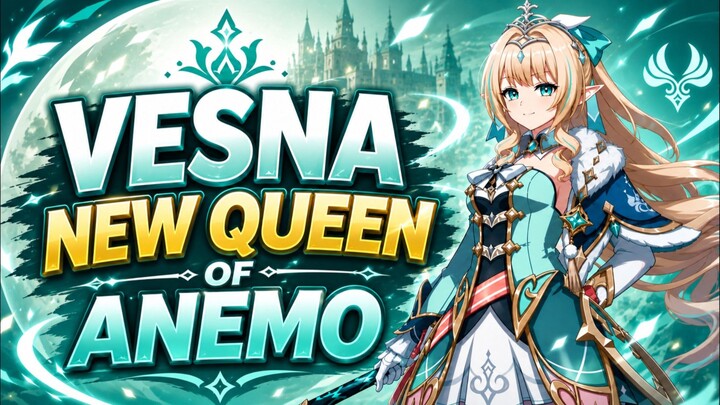🔰 [NEWS GENSHIN] Vesna Jadi Queen Anemo Baru! Damage-nya Disebut Lampaui Varka‼️
