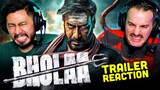 BHOLAA Trailer vs KAITHI Trailer Reaction! |