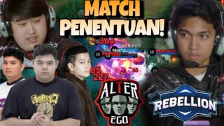 MATCH PENENTUAN ANTARA ALTER EGO DAN REBELLION !! AE VS RBL MATCH 3 - MPL S13