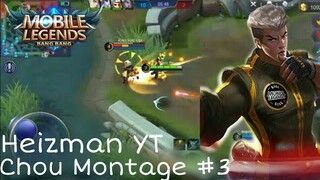 Mobile Legends Bang Bang - Chou Montage #3 + Kick Backs and Escapes