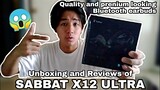SABBAT x12 ultra Unboxing and Reviews (Bluetooth earbuds) English sub