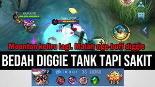 Bedah DIGGIE Setelah di BUFF. BUild Tank Tapi kok Sakit ya