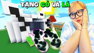 Mặp Doram BÍ MẬT XÂY NHÀ TẶNG BÉ MÈO CỎ VÀ LÁ Trong Mini World