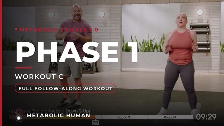 15-MIN Fat Burn Workout for Women 女性全身燃脂跟练 | Metabolic Female 1.0 - Phase 1 Workout C
