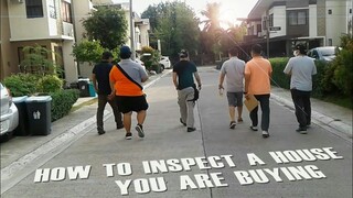 How to Inspect a House you are Buying