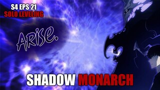 S4 Eps 21 Solo Leveling - Asal Usul Kekuatan Shadow Monarch Yang Akhirnya Menjadi Milik Jin Woo!