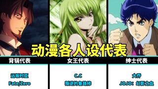 动漫中各种人设代表，你看不看吧，你看不看？