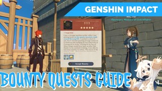 Reputation Bounty Quest - How to do it?  | Genshin Impact