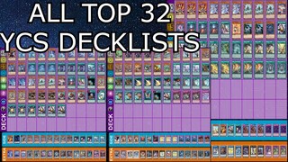 ALL TOP 32 YCS MINNEAPOLIS DECKLISTS Yu-Gi-Oh! 2022