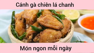 Cánh gà chiên lá chanh