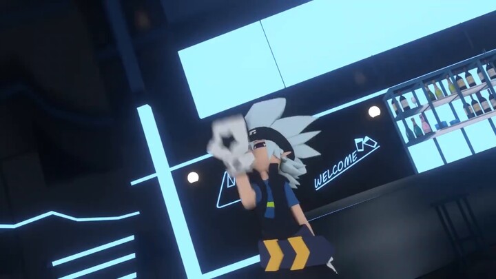 [MMD Dunia Cekung-cembung] Kejutan! Pria keren benar-benar menari di bar! ! ! !