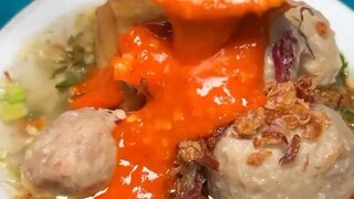 Bakso daging + tetelan+ tahu enak banget