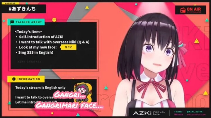 azki gangimari face [Hololive En/Sub indo]