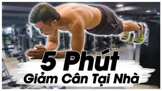 Giảm cân tại nhà trong vòng 5 phút | Đốt mỡ toàn thân, tự tin ăn Tết | Warzone Workout ngày 3