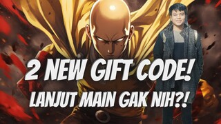 2 NEW GIFT CODE GAMENYA P2W KAH? LANJUT MAIN GAK NIH? ✊ ONE PUNCHMAN WORLD