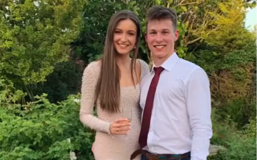 A pair of childhood sweethearts who grew up together