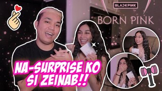 SURPRISING ZEINAB WITH BLACKPINK CONCERT TICKETS (GRABE REACTION NIYA) | CHAD KINIS