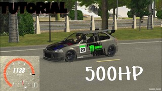 How to make your ek 500hp in car parking multiplayer NEW UPDATE