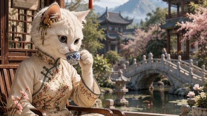 Tiny Kitten’s Cute Kung Fu 😂🐱❤️ | Chinese Cat Mom & Baby