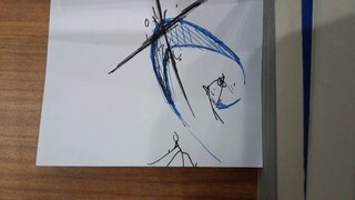 what happens when you draw stickman in the library